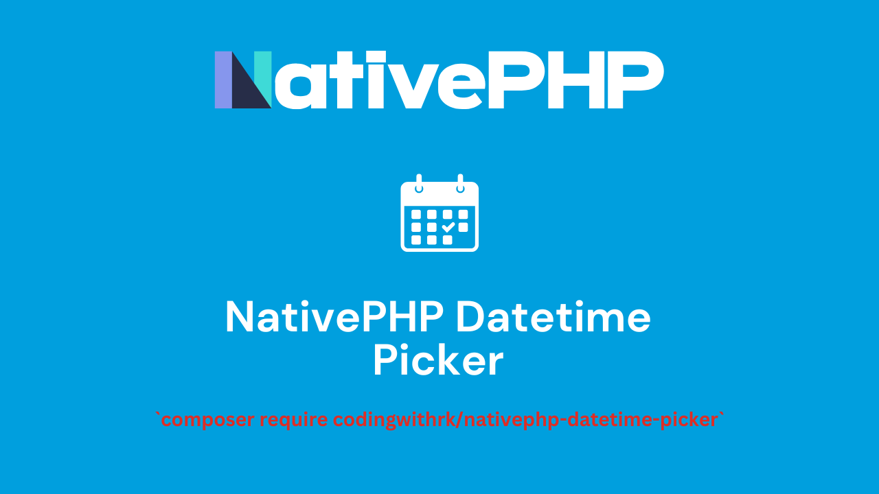 NativePHP Datetime Picker